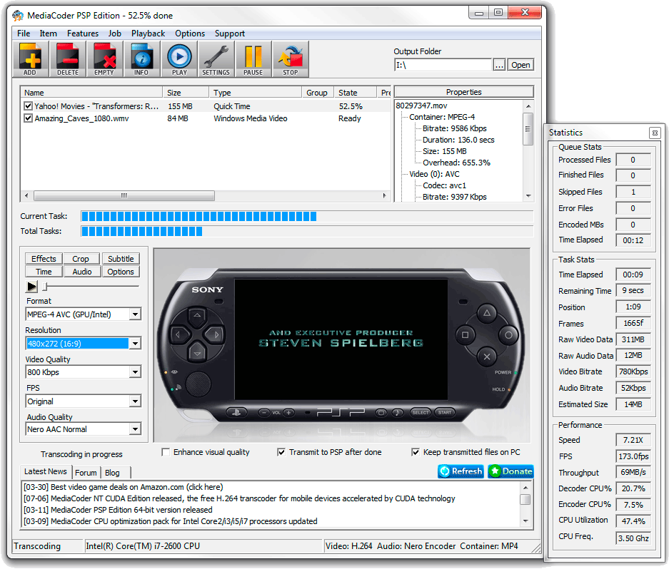 MediaCoder PSP Edition x64 0.8.65.5830 full